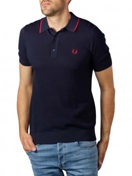 Image of Fred Perry Tipped Knitted Shirt E97
