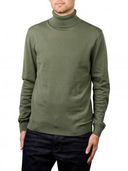 Image of Armedangels Glaan Pullover Turtle Neck icy moss