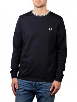 Image of Fred Perry Longsleeve T-Shirt Navy