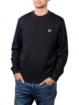Image of Fred Perry Sweater Crew Neck Navy