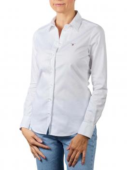 Image of Gant Stretch Oxfort Solid Blouse white
