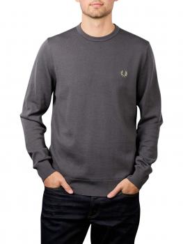 Image of Fred Perry Pullover Crew Neck Grey