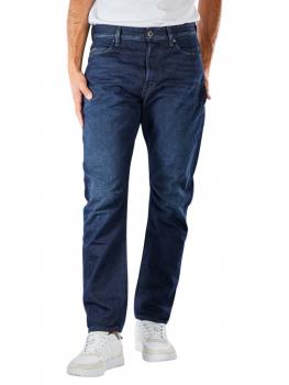 Image of G-Star A-Staq Jeans Tapered Fit worn in deep marine