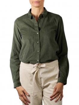 Image of Marc O'Polo Cord Style Blouse Kent Collar fresh moss
