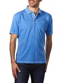 Image of Gant Sunfaded Jersey SS Rugger pacific blue