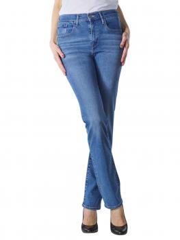 Image of Levi's 724 High Rise Straight Jeans rio frost