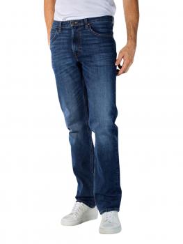 Image of Lee Brooklyn Straight Jeans mid worn park