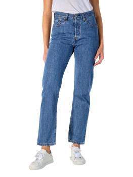 Image of Levi's 501 Cropped Jeans Straight Fit breeze stone