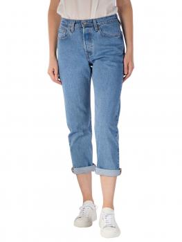 Image of Levi's 501 Cropped Jeans Straight Fit tango shine