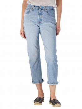 Image of Levi's 501 Cropped Jeans Straight Fit tango acid