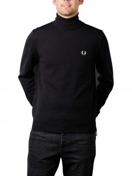 Image of Fred Perry Turtleneck Pullover Black