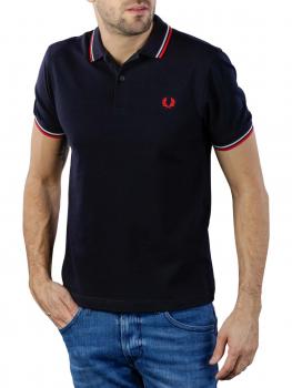 Image of Fred Perry Twin Tipped Shirt navy/white