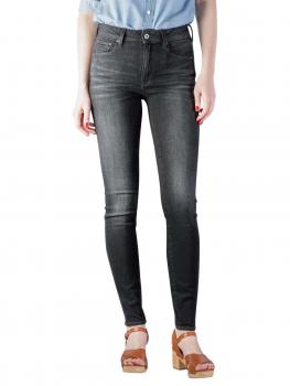 Image of G-Star 3301 High Skinny Jeans Superstretch worn in coal