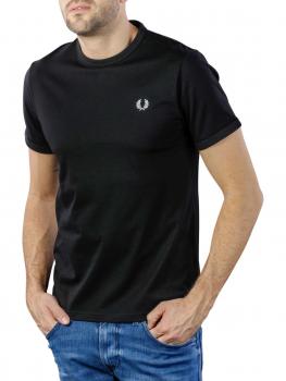 Image of Fred Perry Ringer T-Shirt black