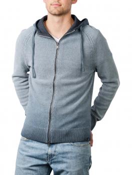 Image of Marc O'Polo Trainer Cardigan With Hood and Zip stormy sea