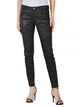 Image of Mos Mosh Alanis Coated Jeans Ankle Dark Grey