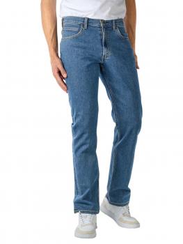 Image of Lee Brooklyn Straight Jeans mid stonewash