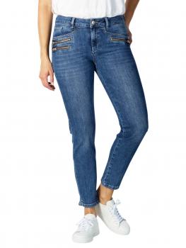 Image of Mos Mosh Berlin Jeans Slim Cropped Re-Loved light blue