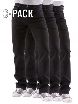 Image of Lee Brooklyn Jeans clean black 3-Pack