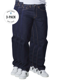 Image of Levi's 505 Jeans Straight Fit rinse 3-Pack