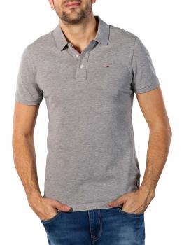 Image of Tommy Jeans Original Polo Fine grey heather