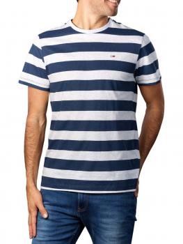 Image of Tommy Jeans Heather Stripe T-Shirt twilight navy