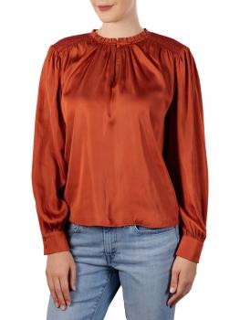 Image of Maison Scotch Top Smocking Details Pullover copper