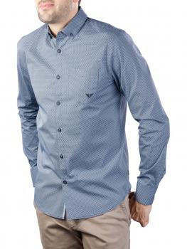 Image of PME Legend Long Sleeve Shirt poplin with all-over print