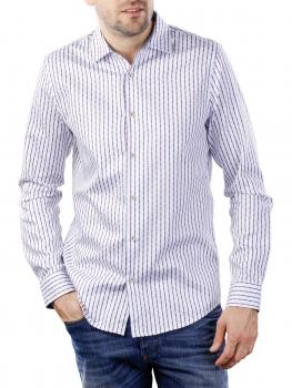 Image of Vanguard Long Sleeve Shirt Stripe Woven Effect 7003
