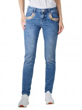 Image of Mos Mosh Naomi Jeans Tapered Fit wave blue