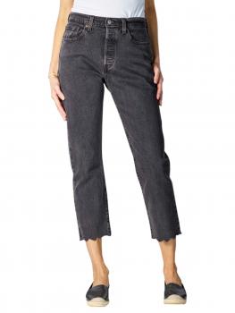 Image of Levi's 501 Cropped Jeans Straight Fit lady crush