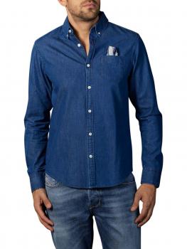 Image of Scotch & Soda Ams Blauw Denim Shirt blue