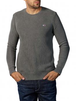 Image of Tommy Jeans Essential Washed Pullover dark grey heather