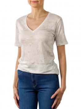 Image of Yaya Linen T-Shirt With Story Print soft pink dessin