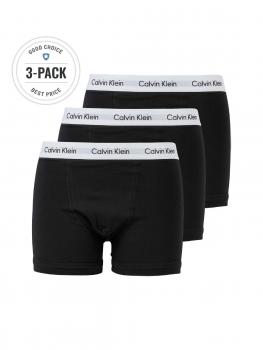 Image of Calvin Klein Boxer Brief 3 Pack Black W/Black W