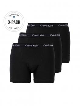 Image of Calvin Klein Trunk Underpants 3 Pack Black W/Black W