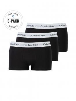 Image of Calvin Klein Low Rise Trunk 3 Pack Black