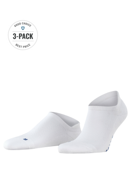 Image of Falke 3-Pack Cool Kick Invisible white