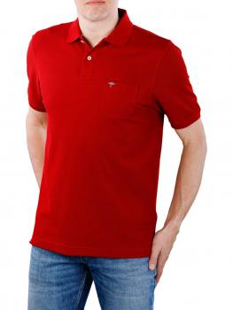 Image of Fynch-Hatton Polo Shirt Basic cherry