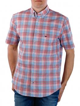 Image of Fynch-Hatton Coloured Combi Shirt berry blue