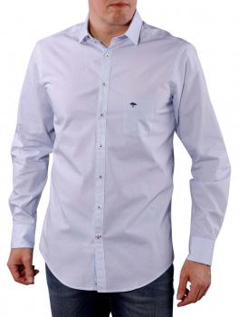 Image of Fynch-Hatton Tailored Prints and Minimals Shirt white/blue