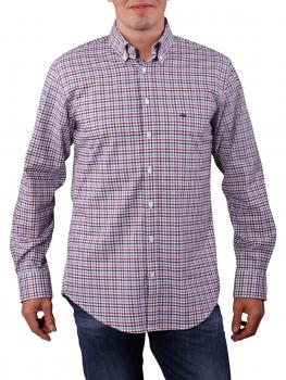 Image of Fynch-Hatton Combi Check Shirt wine