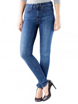 Image of G-Star 3301 High Skinny Jeans medium blue aged