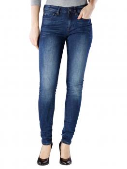 Image of G-Star Midge Zip Mid Skinny Jeans dark aged