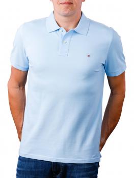 Image of Gant The Original Pique SS Rugger Polo Shirt capri blue