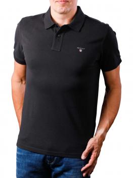 Image of Gant The Original Pique SS Rugger Polo Shirt black