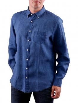 Image of Gant The Indigo Linen Shirt indigo