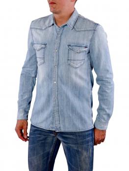 Image of Tommy Jeans Gratton Shirt light blue