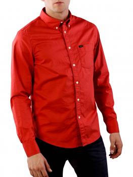 Image of Lee Button Down Shirt faded red
