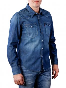 Image of Levi's Barstow Western carbon dark